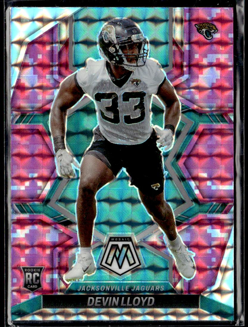 2022 Panini Mosaic #375 Devin Lloyd Mosaic Camo Pink