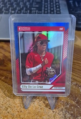 2024 Panini Donruss - Elly De La Cruz #18 Red & Blue (RC)
