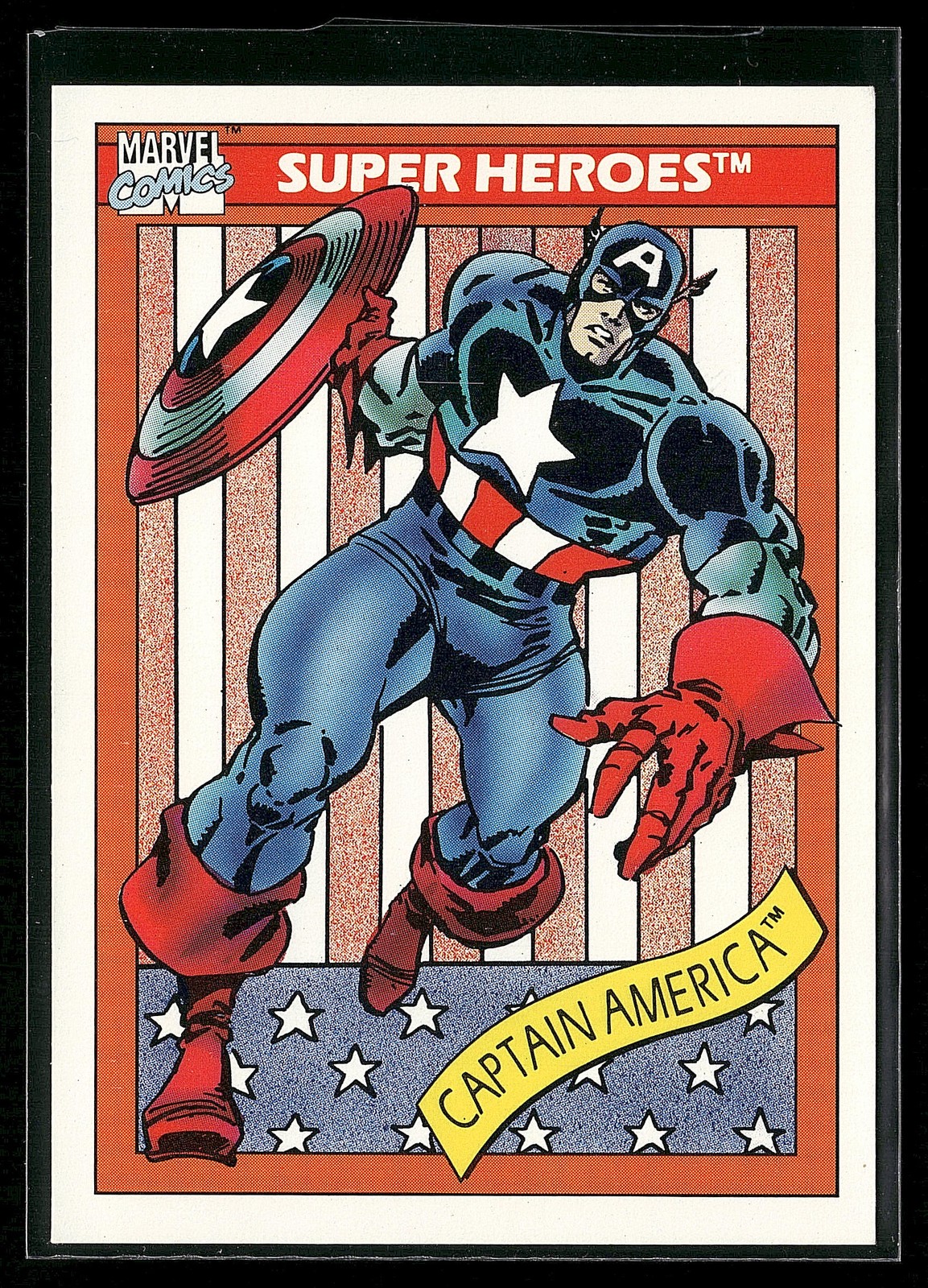 Captain America 1990 Impel Marvel Universe