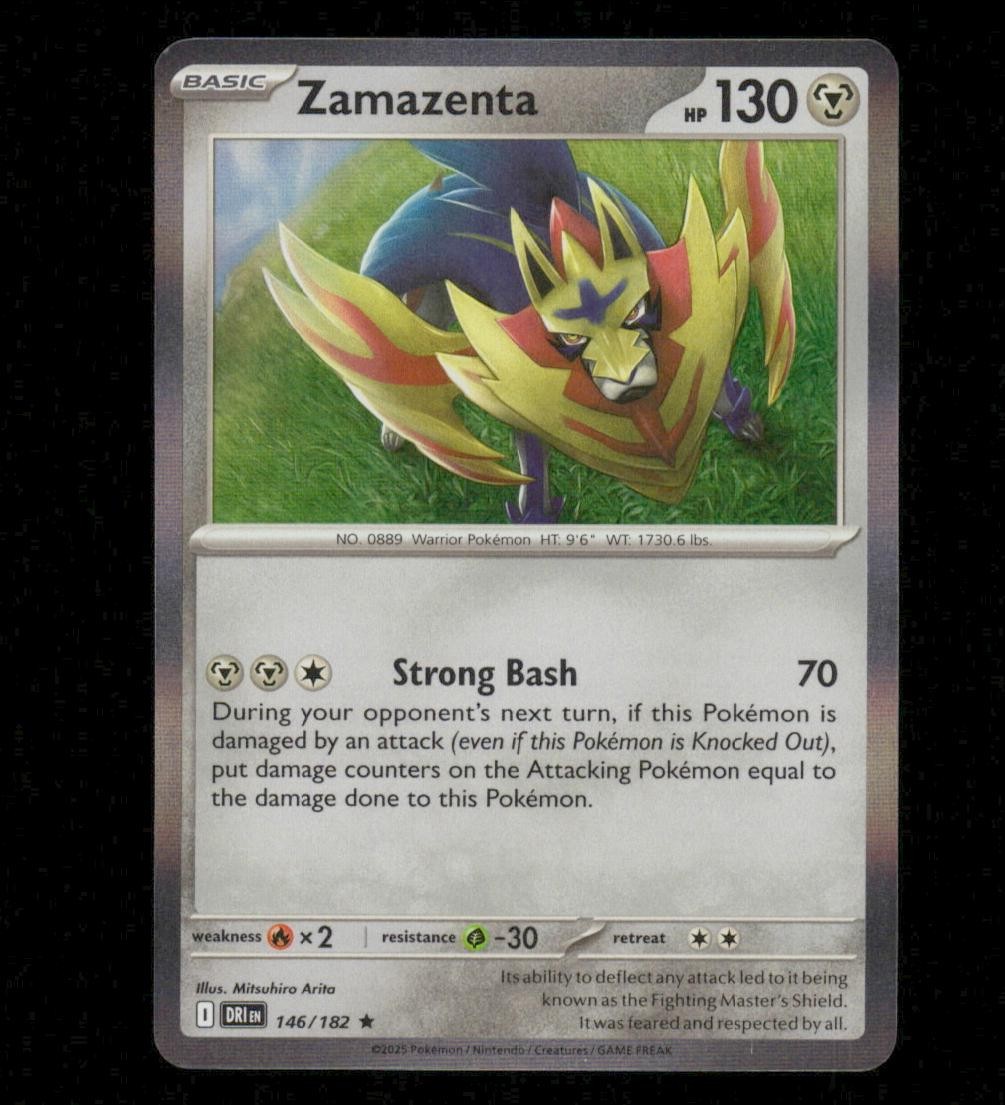 Zamazenta 146/182 Destined Rivals Rare Holo Near Mint