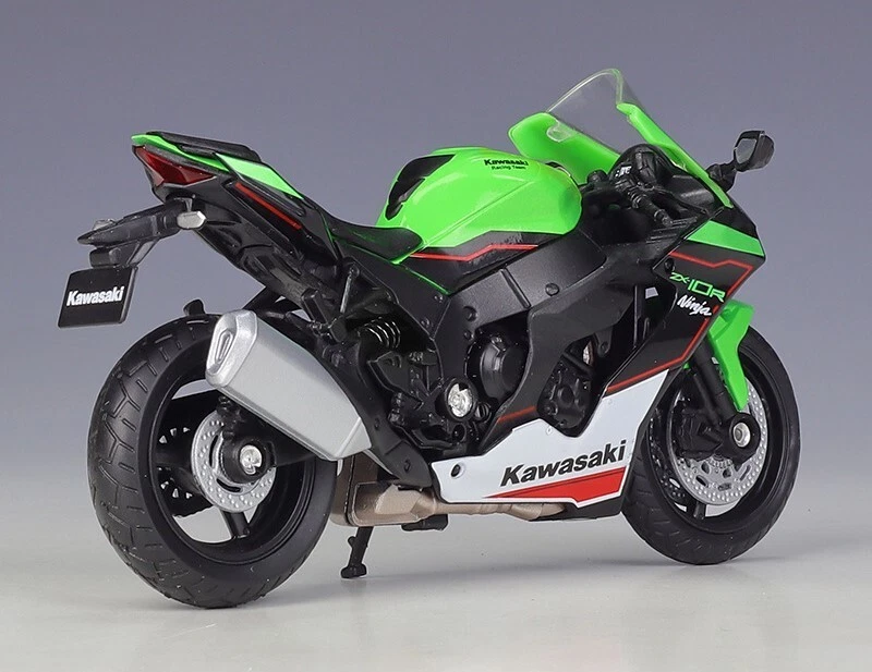 Modelo de moto Welly Kawasaki Ninja ZX-10R 1:18 nuevo en caja Foto 4 de 4