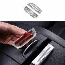 Silver ABS Car Armrest Box Cover Trim Protector For Toyota Highlander 2015-2021