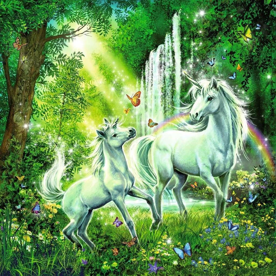 Ravensburger Unicorni - Puzzle 3x49 Pezzi Vhvm - Immagine 3 di 4