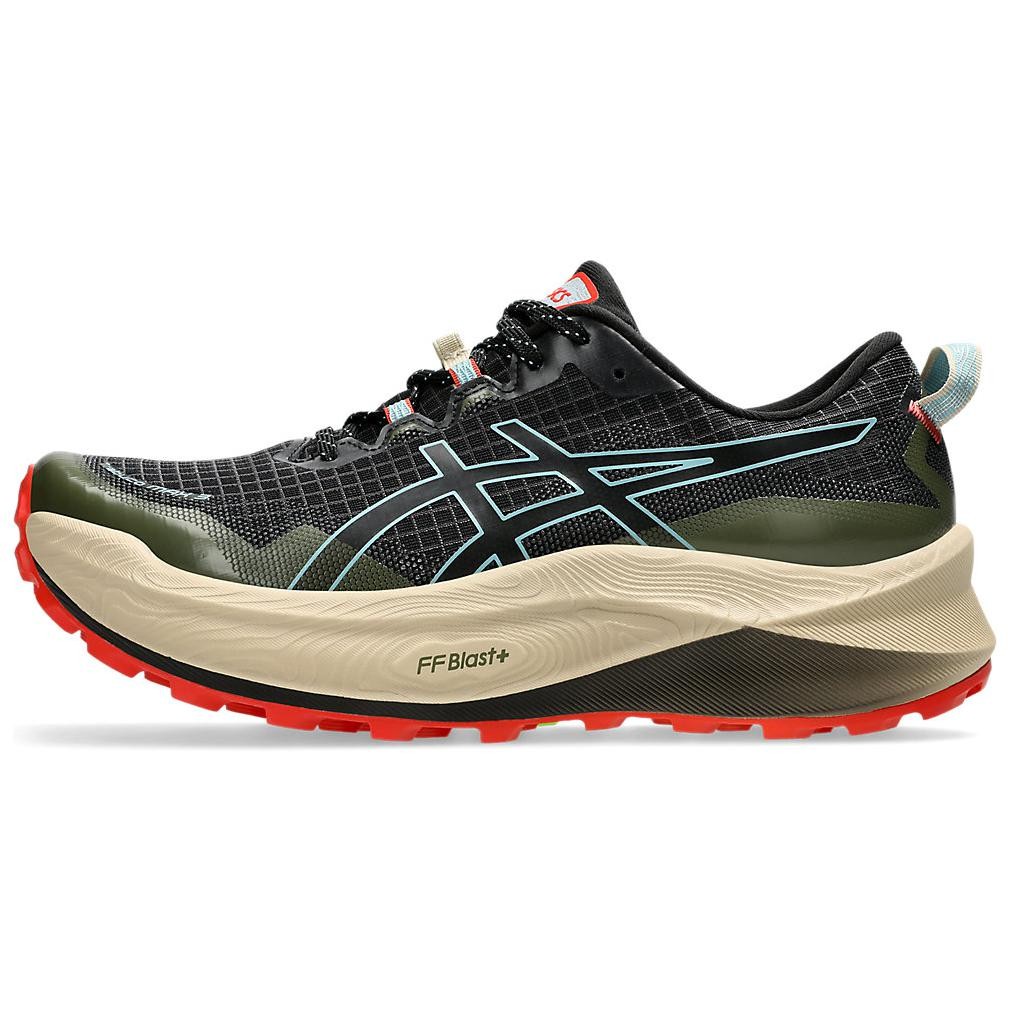Кроссовки ASICS Trabuco Max 3 Black Green Smoke Blue - 1011b800-002