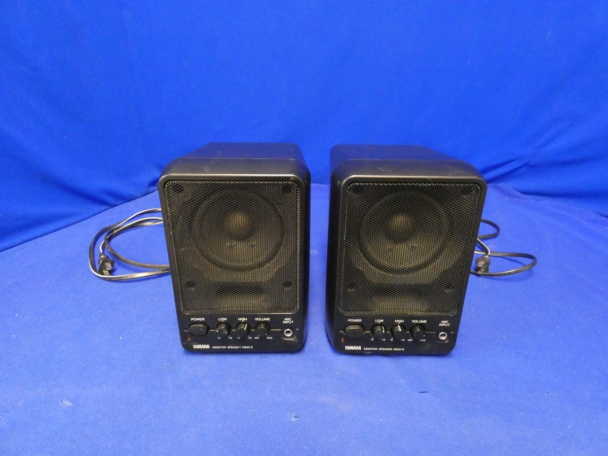 Yamaha MS101 II Monitor Speaker QTY 2 (Pair-Tested and Working) | eBay
