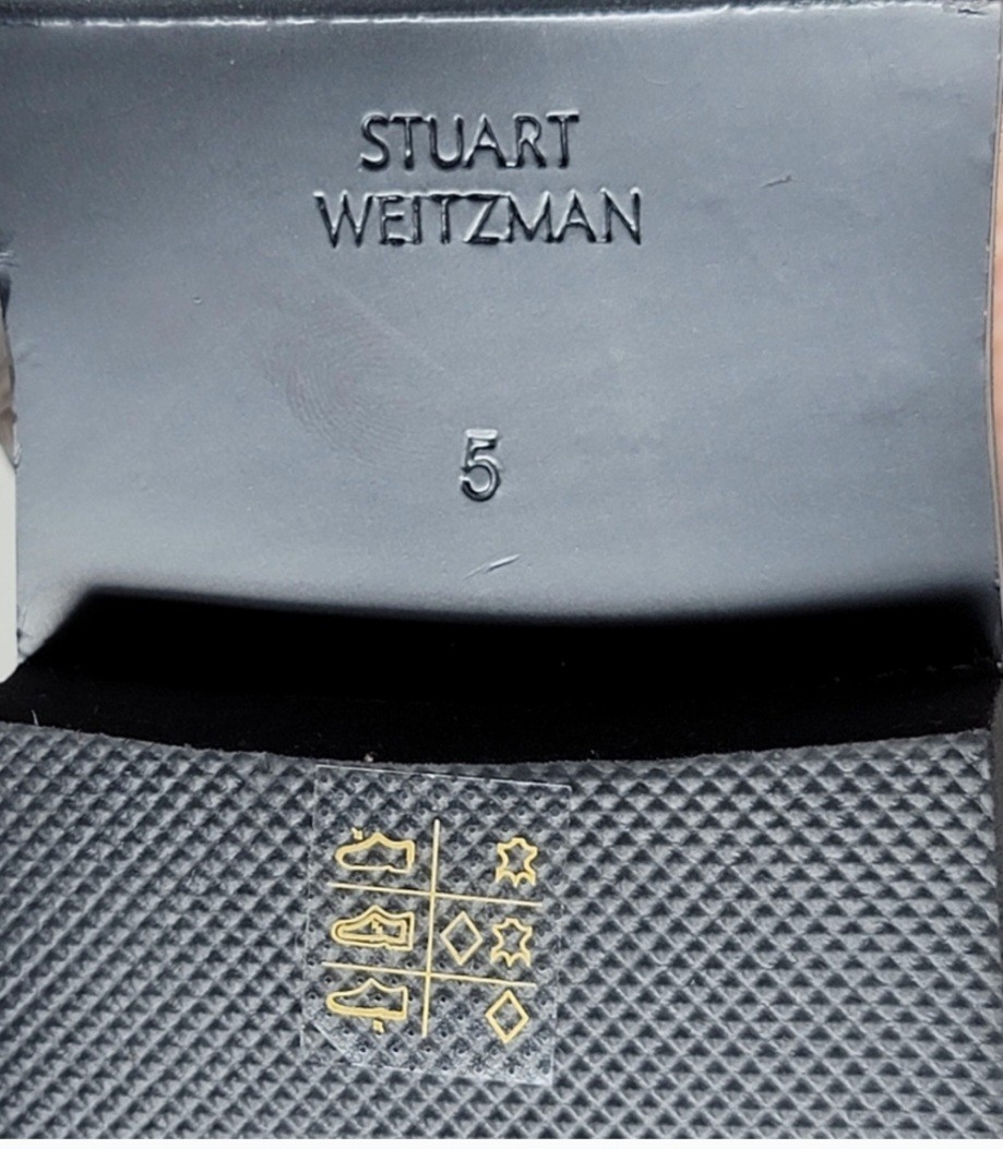 Stuart Weitzman Rider Knee Brown Boots Leather S6801 Women's Size 5 B New