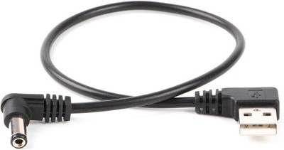 usangreen USB to Barrel Cable 5.5mm/2.1mm Angled 5V DC Right 