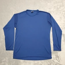 VTG Patagonia Capilene Top Mens M Blue Baselayer Made in USA Performance Gorp