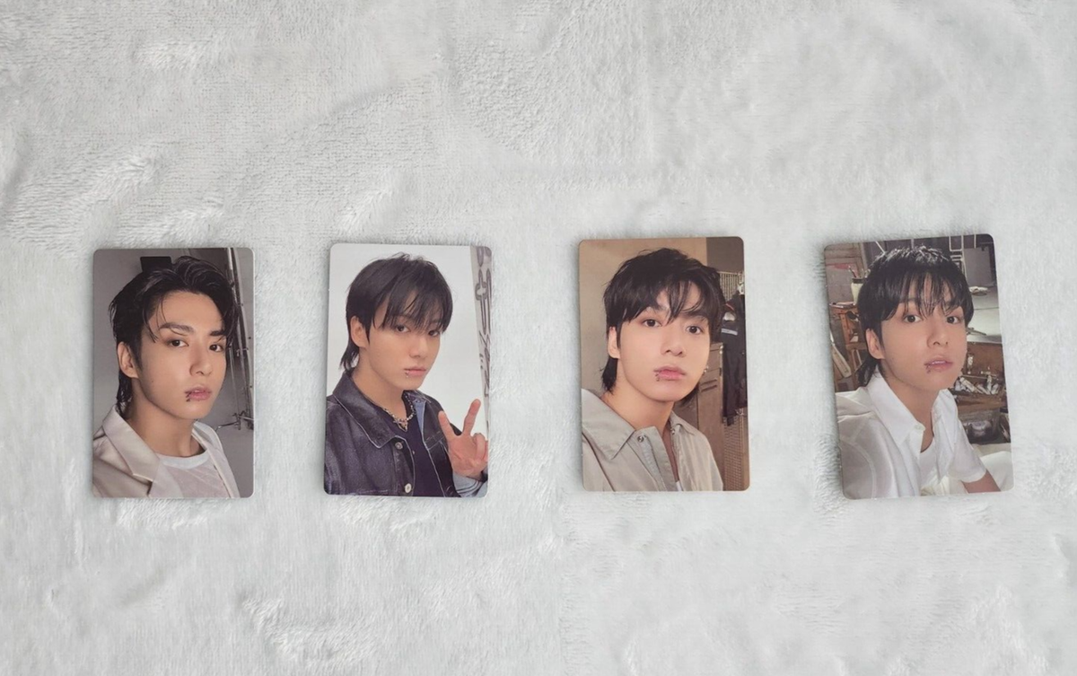 New Official BTS Jung Kook Golden Photocard Postcard Cd