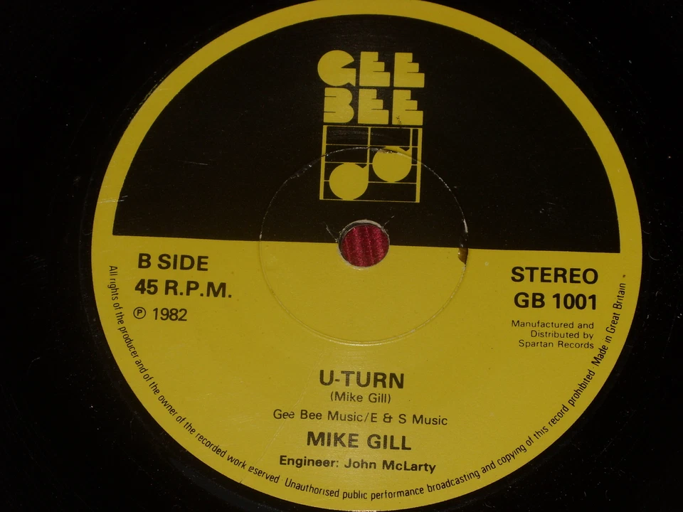 Mike Gill:  Fleur Blanche 1982 Near Mint Gee Bee  7" - Image 3 of 4