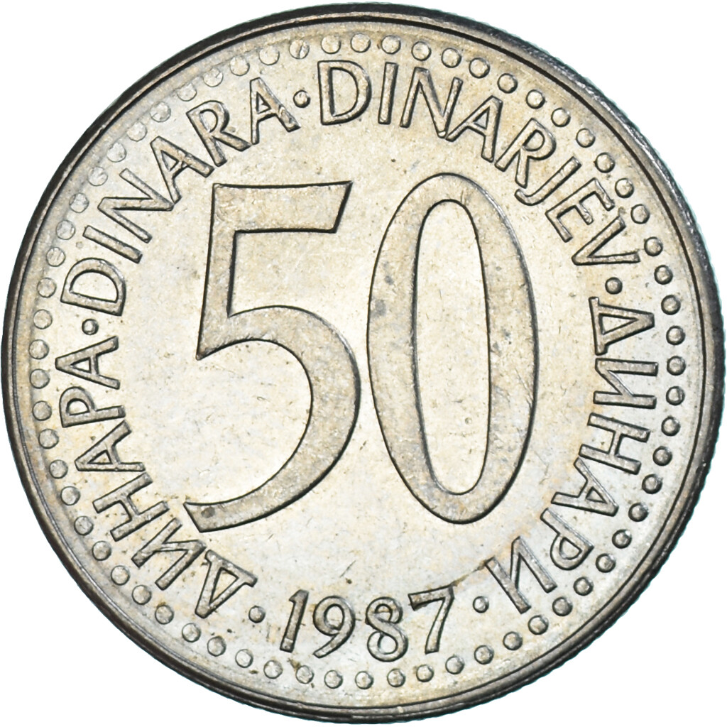 [#1341399] Coin, Yugoslavia, 50 Dinara, 1987 | eBay