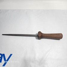 Chicago Cutlery Sharpening Steel Brown Walnut Handle 12" Made in USA