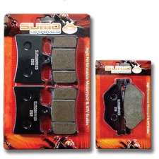 F+R Brake Pads for Yamaha FJR1300 01-05 XV 1700 Road Star Midnight Warrior 02-09