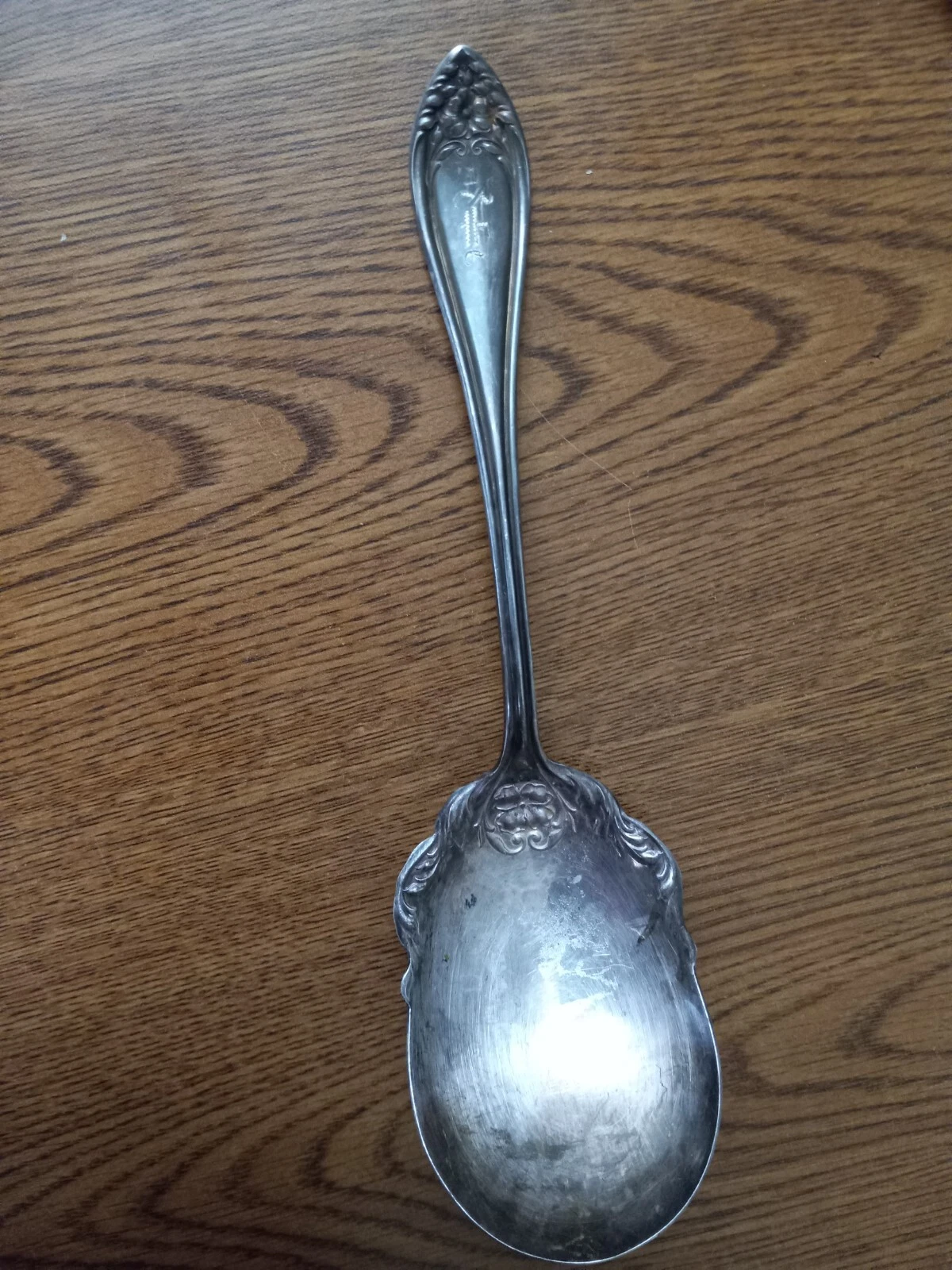 Antique 1881 Rogers A1 Pat: Dec 27, 1910 aesthetic silverplate soup ladle