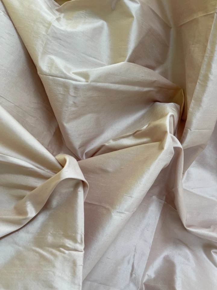 Designer Quality 100% Silk Shantung fabrics - Baby Pink!!! - Image 2 of 4