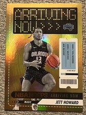 2023-24 NBA Hoops Basketball Insert of Jett Howard RC Arriving Now Holo #7 SP