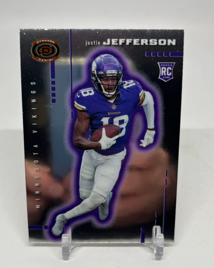 2020 Panini Chronicles Justin Jefferson Dynagon Rookies #D-9 RC