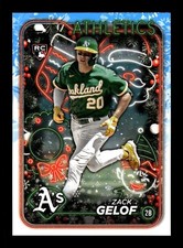 2024 Topps Holiday Zack Gelof #H72 RC Rookie Oakland Athletics