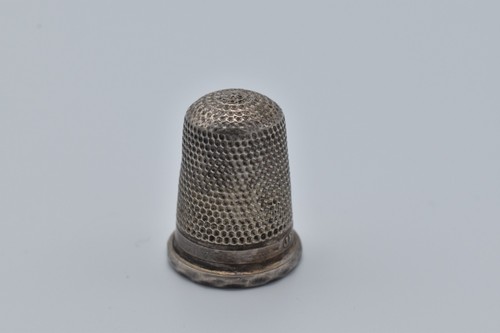 Silver Thimble Victorian Sterling Silver 1883 James Fenton - Picture 3 of 5