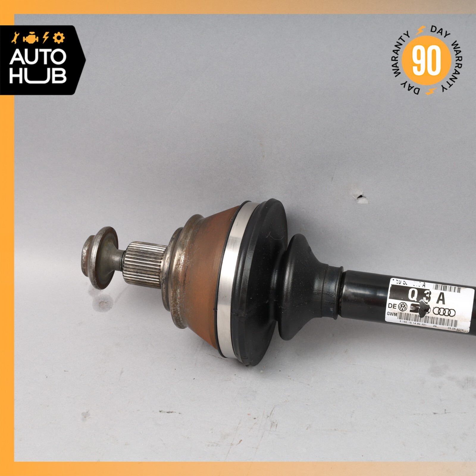03-13 Bentley Continental GT GTC Rear Right Or Left Side Half Axle Shaft OEM