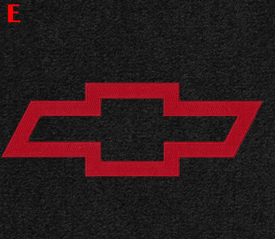 ¡NUEVO! Alfombrillas negras camioneta Chevy K1500 2500 3500 1988-2000 logotipo de selección Foto 3 de 4