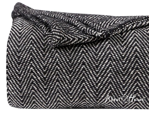 Chevron Pattern Premium Quality 100% Cotton throws without Fringes - Picture 10 of 44