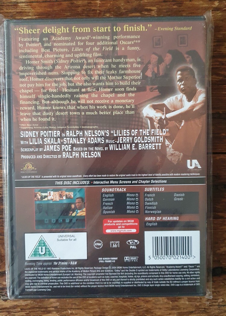 Lilies Of The Field (DVD, 2004) for sale online eBay