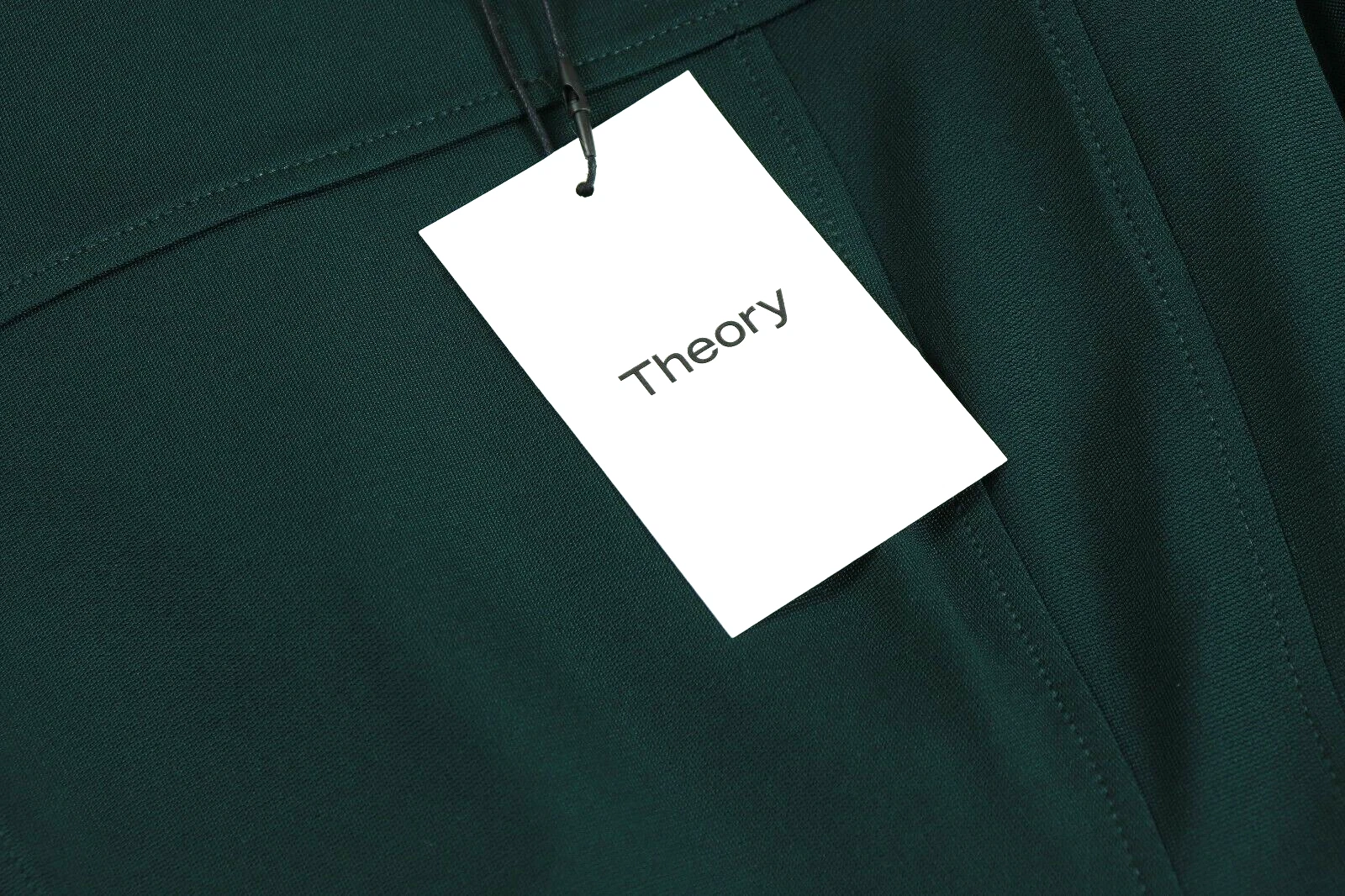 VALENTINO Abito formale Theory nuovo con etichette $355 taglia P Valentina verde biliardo scuro maglia subacquea NUOVO
