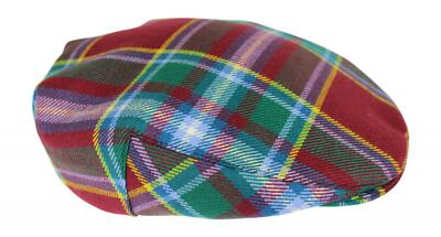 100 % Regiment schwere schottische Tartan Wolle flache Kappe - Drummomnd Perth Mod