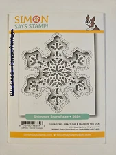 Simon Says Stamp Shimmer Snowflake Die S684