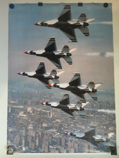 Plaistow Pictorial C125 General Dynamics F-16 The Thunderbirds Poster 25x35 Plaistow Pictorial C125 General Dynamics F-16 The Thunderbirds Poster 25x35