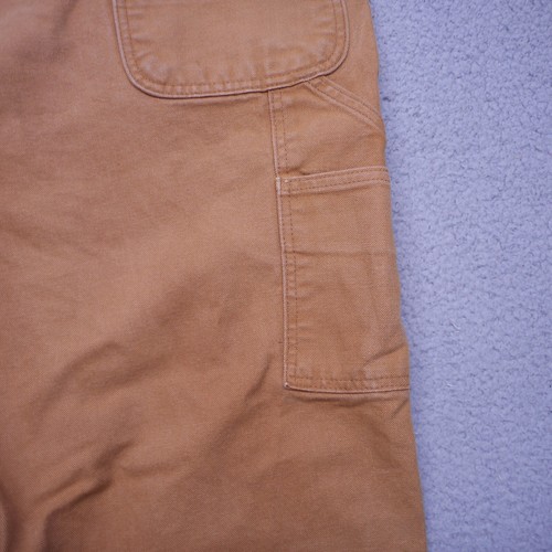Carhartt Pants Men 42x30 Brown Duck Canvas Loose Fit Carpenter Trouser B11 BRN - Imagen 12 de 15