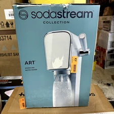 SodaStream Art White Soda Machine and Sparkling Water Maker Kit