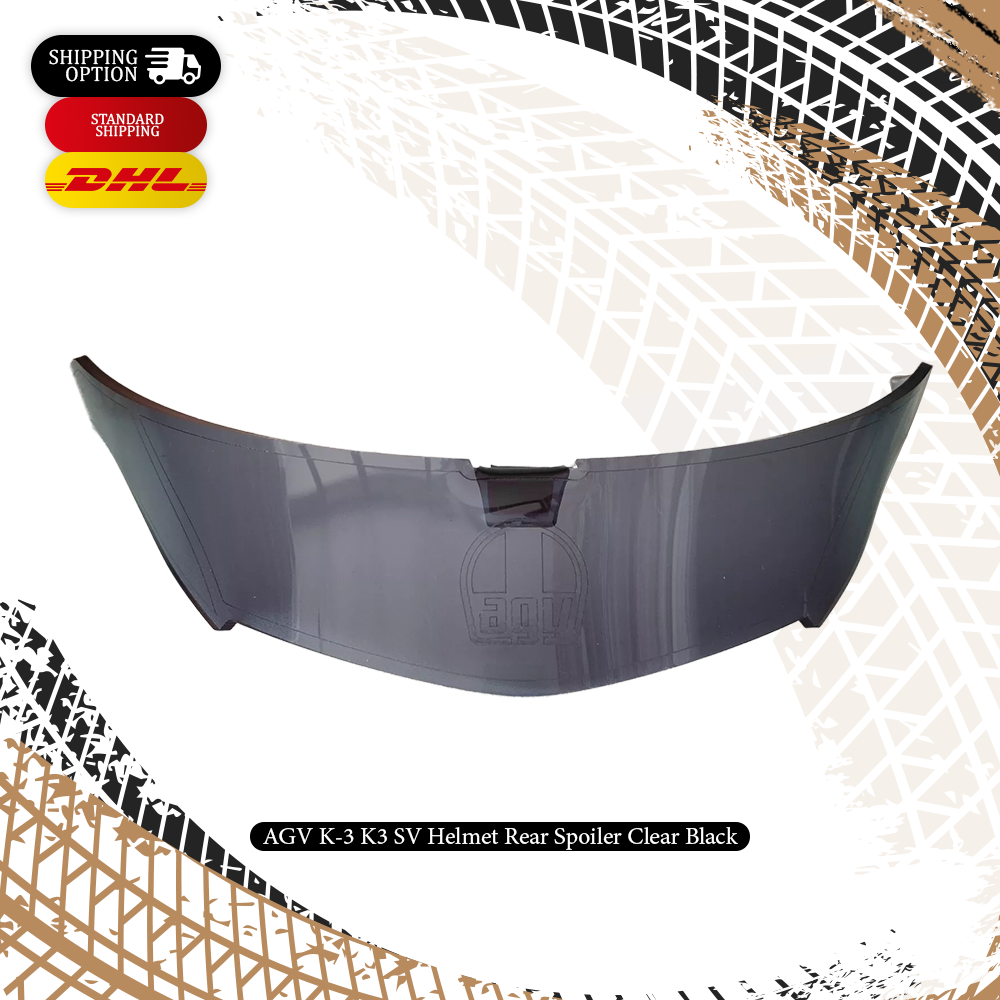 Special order jagugmol AGV K-3 K3 SV Helmet Rear Spoiler Clear