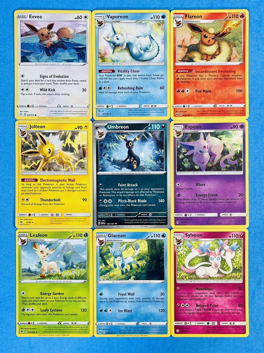 Eeveelution Cards, Umbreon Cards