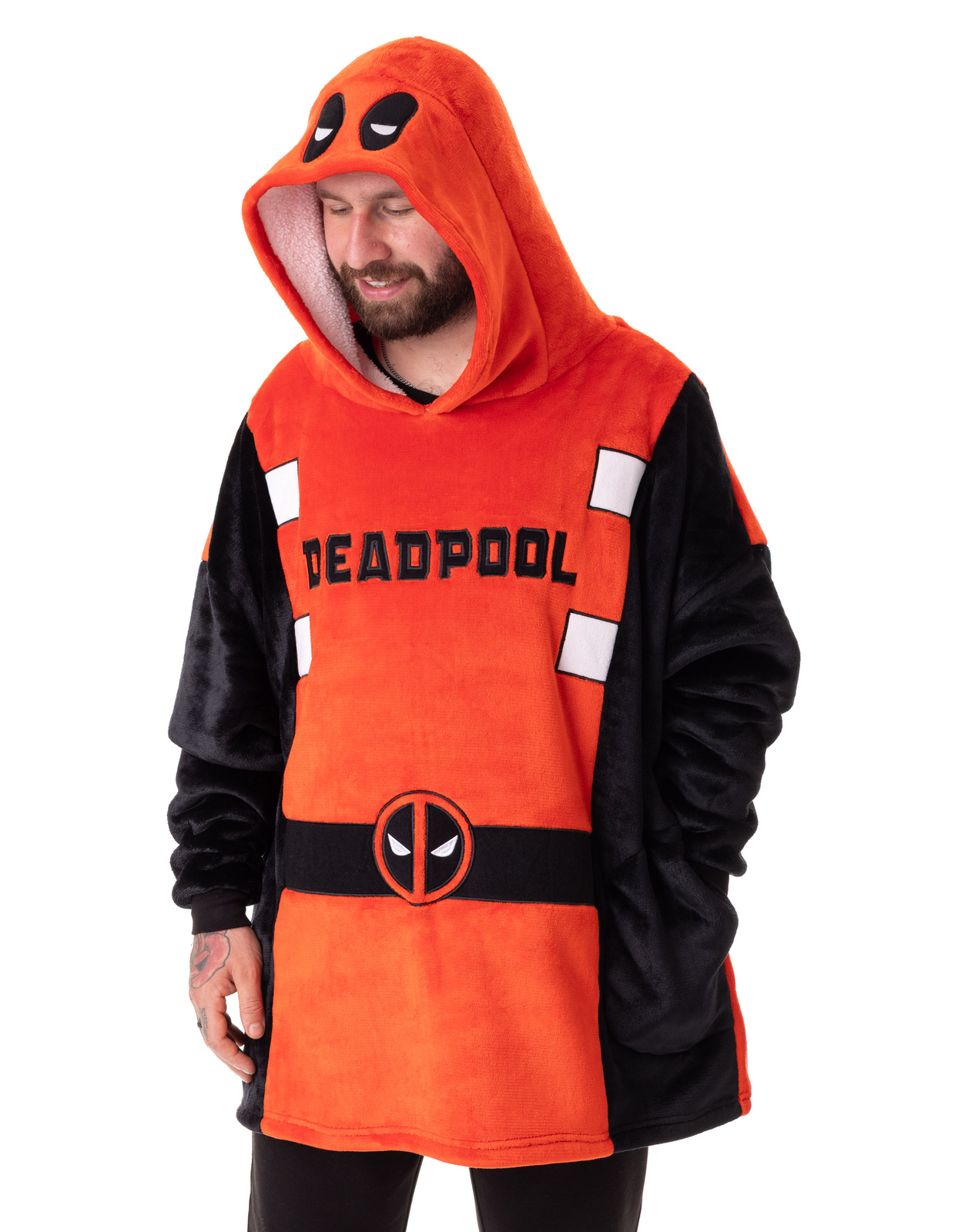 Толстовка с капюшоном Marvel Mehrfarbiger Deadpool Blanket Унисекс 8190₽