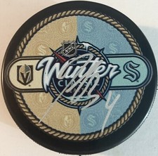 Justin Schultz Signed Autographed Seattle Kracken Winter Classic Puck PSA/DNA