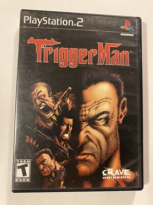 Trigger Man (Sony PlayStation 2, 2004) CiB w Manual Tested Video Game Works Fine