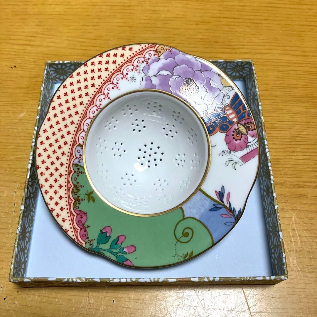 Wedgwood Butterfly Bloom Tea Strainer Box Japan Used eBay