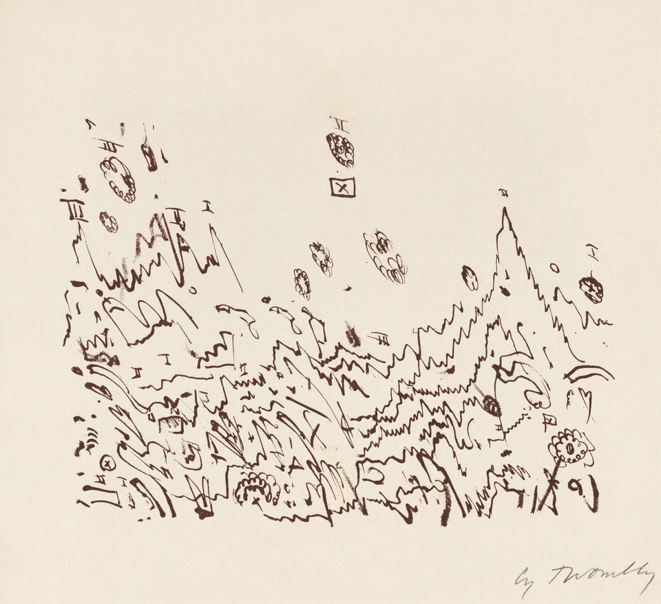 Cy Twombly: Veld 22x30 Archival Quality Fine Art Print