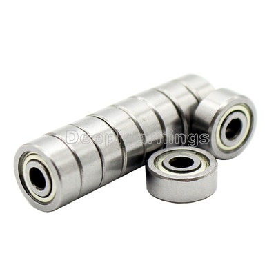 50 Stück 623ZZ 3x10x4 mm Lager Miniatur Kugel geschirmt Radiallager silber