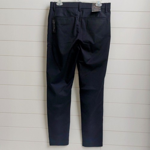 NEW! Banana Republic Men's 32x31.5 Core Temp Chino Slim Fit Pants Black Stretch - Picture 3 of 9