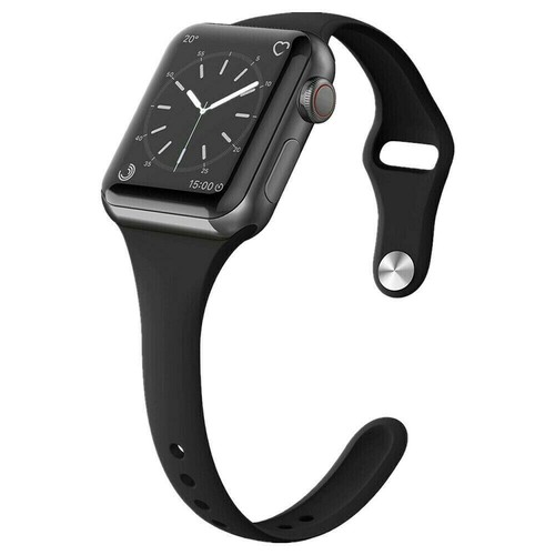 Slim soft Silicone Bracelet Strap Band For Apple Watch Series 10/9/8/7/6/5/4/3/2 - Picture 13 of 42