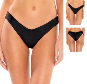 v front high waisted bikini bottoms