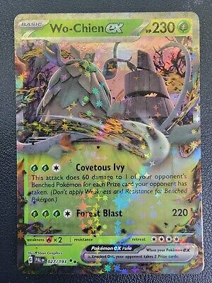 Wo-Chien ex - 027/193 - NM/M - Double Rare - Paldea Evolved Wo-Chien ex - 027/193 - NM/M - Double Rare - Paldea Evolved