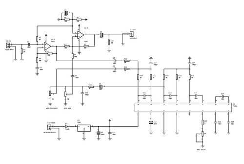 PCB ONLY FOR GUITAR DIGITAL AUDIO ECHO DELAY PT2399 MIX FEEDBACK DELAY - Picture 8 of 8