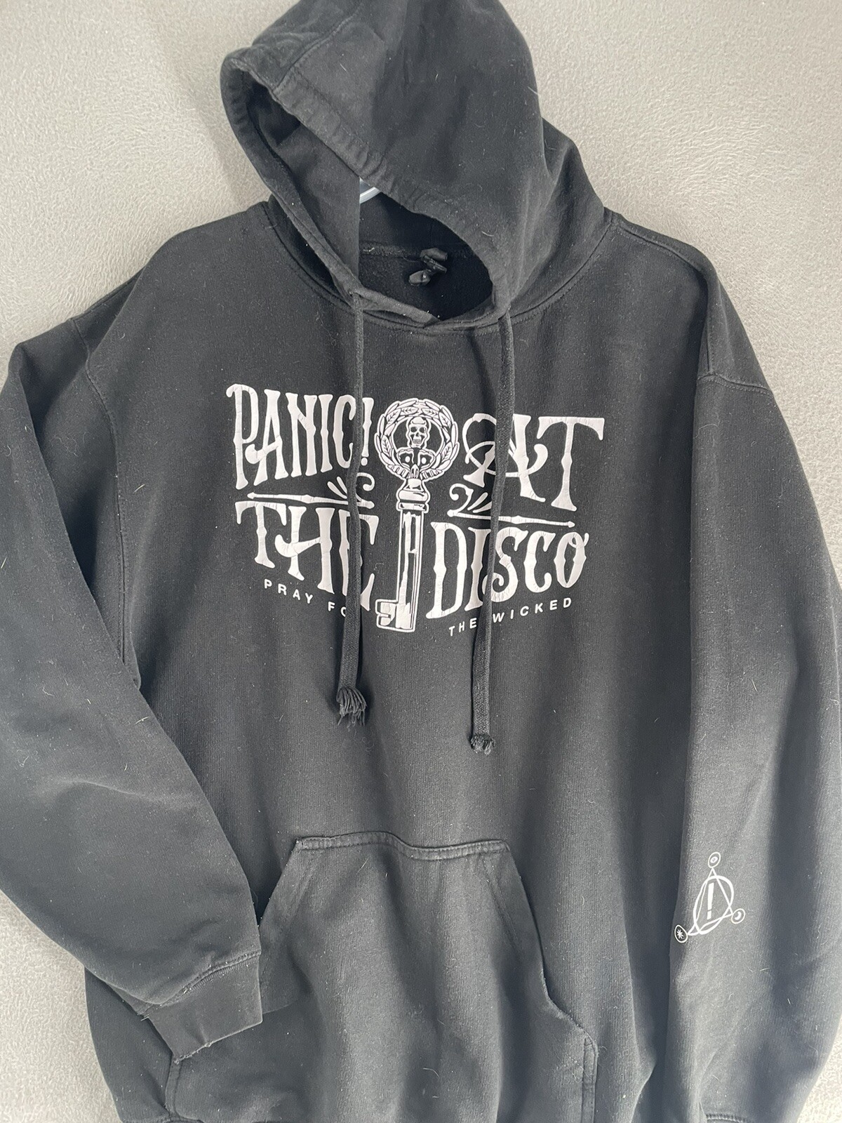 Panic at the Disco Hoodie Mens Large Pullover Front Graphic Concert Band  Logo | eBay