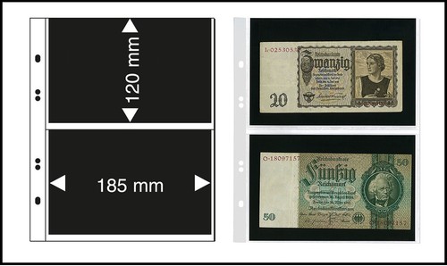 Banknotenalbum Colour PUBLICA M Nautic Blau Kassette LINDNER S3542BN-9 10 Hüllen - 第 4/7 張圖片