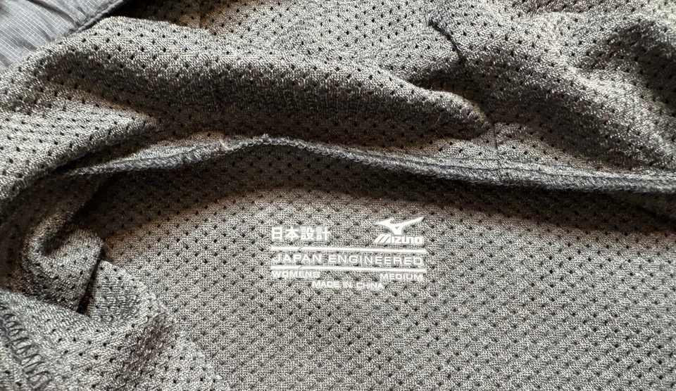 Chaqueta de Correr Mizuno Breath Térmica con Capucha Mediana M Negra Cremallera Completa Foto 2 de 4
