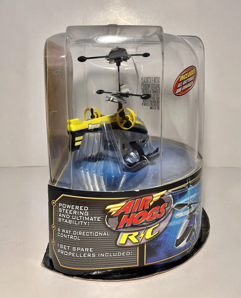 2006 Air Hogs Reflex Micro R/C Helicopter Pro 44208 Yellow New In Box - Image 2 of 4